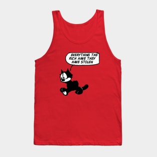 Felix the socialist cat Tank Top